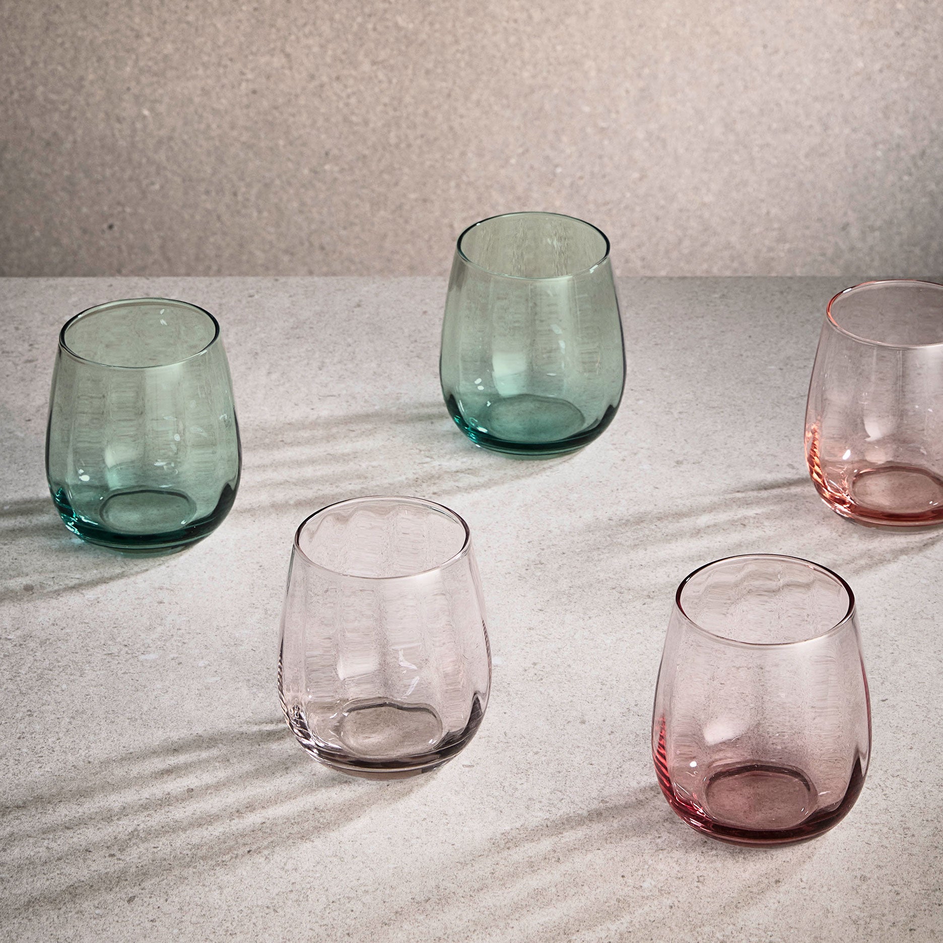 SØHOLM Sonja vandglas 2 stk grøn